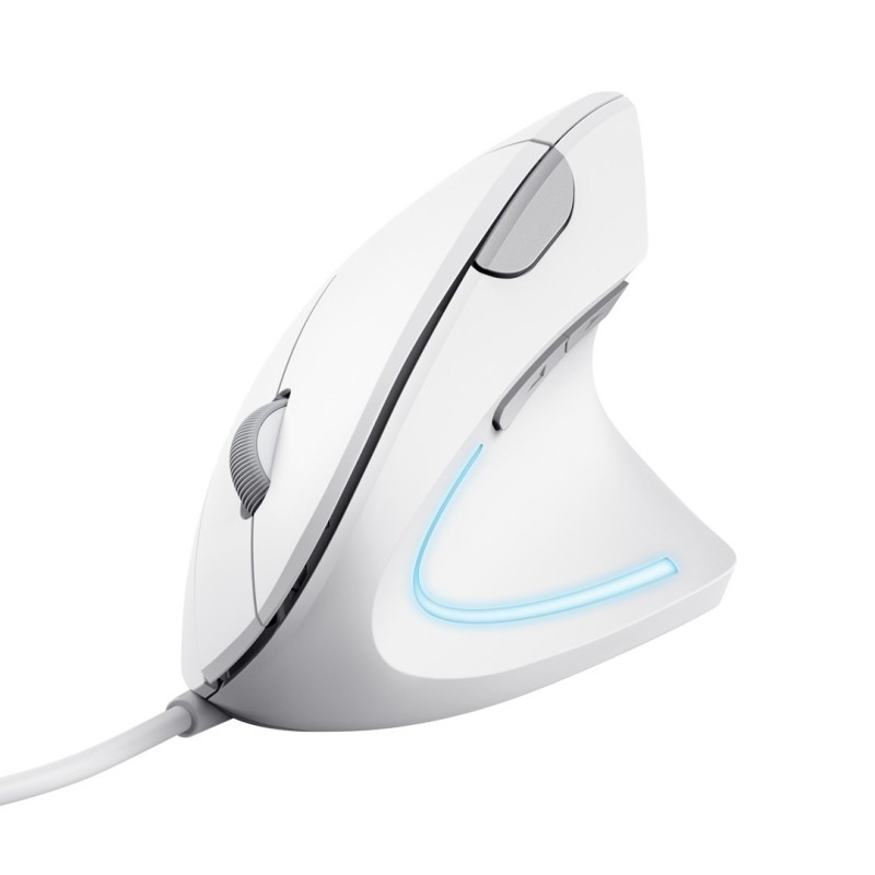 Mysz TRUST Verto ERGO vertical ergonomic White Mysz TRUST Verto ERGO vertical ergonomic White