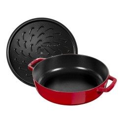 Głęboka patelnia z pokrywką STAUB 28 cm 40511-474-0