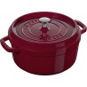 STAUB LA COCOTTE Garnek żeliwny okrągły 3.85 ltr, bordeaux