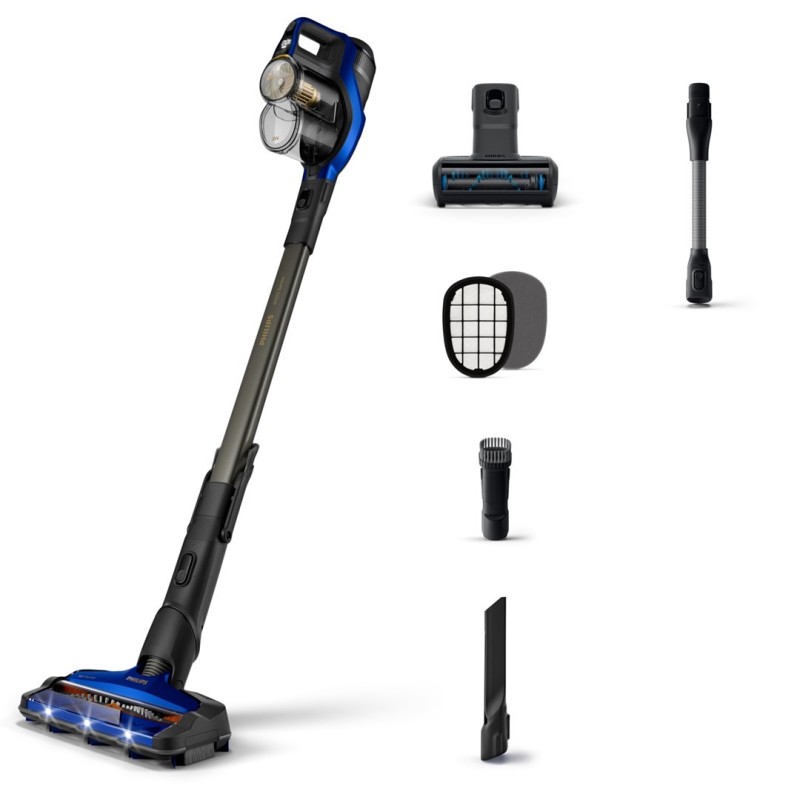 Philips 8000 series Odkurzacz bezprzewodowy z nasadką zasysającą 360° Philips 8000 series Odkurzacz bezprzewodowy z nasadką zasysającą 360°