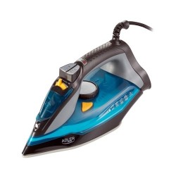 Adler AD 5032 żelazko Żelazko suche Płyta ceramiczna Czarny, Niebieski, Szary 2400 W
