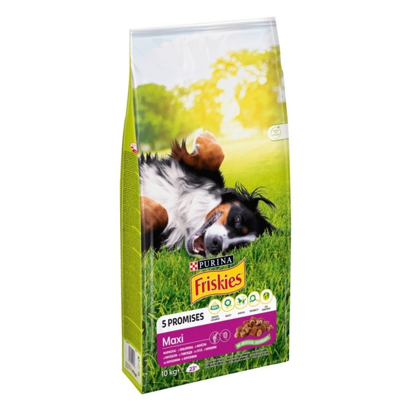 PURINA Friskies Maxi Dog Beef - sucha karma dla psa - 10 kg PURINA Friskies Maxi Dog Beef - sucha karma dla psa - 10 kg