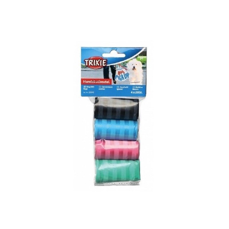 TRIXIE Doggy Pick Up - woreczki na odchody - 4x 20 szt. TRIXIE Doggy Pick Up - woreczki na odchody - 4x 20 szt.