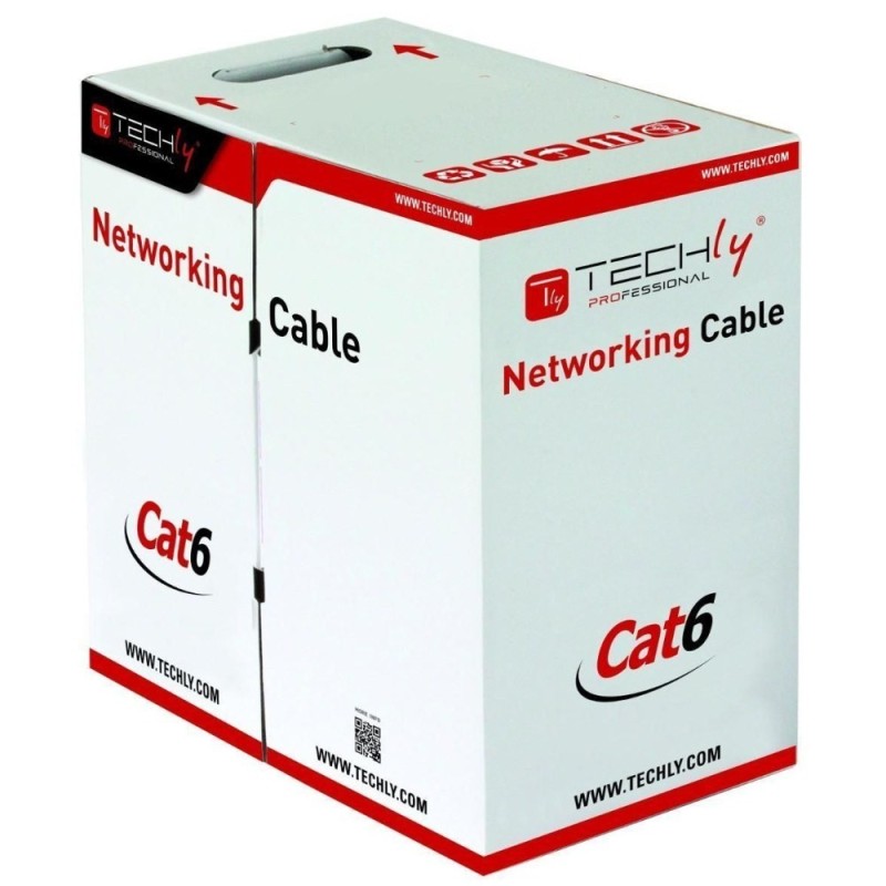 Techly ITP-C6F-FL kabel sieciowy Szary 305 m Cat6 F/UTP (FTP) Techly ITP-C6F-FL kabel sieciowy Szary 305 m Cat6 F/UTP (FTP)