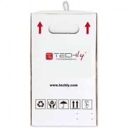 Techly ITP-C6U-RI kabel sieciowy Szary 305 m Cat6 U/UTP (UTP)