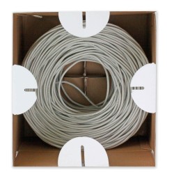 Techly ITP-C6U-RI kabel sieciowy Szary 305 m Cat6 U/UTP (UTP)