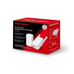 Mercusys AV1000 Gigabit Powerline Wi-Fi Kit MP510 KIT 1000 Mbit/s Ethernet LAN (RJ-45) ports 1 802.11n