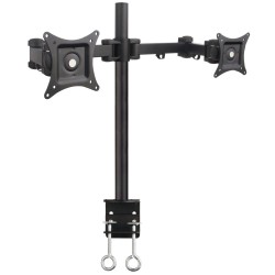 Techly ICA-LCD 482-D uchwyt / stojak do monitorów 68,6 cm (27") Czarny Biurko