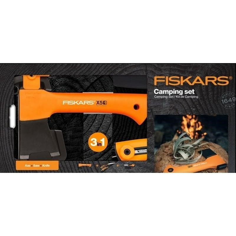 FISKARS SIEKIERA TOPOREK X5 - XXS + NÓŻ + PIŁA FISKARS SIEKIERA TOPOREK X5 - XXS + NÓŻ + PIŁA