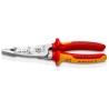 Knipex 13 76 200 ME narzędzie do zdejmowania izolacji Czerwony, Stal nierdzewna, Żółty