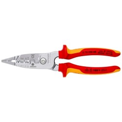 Knipex 13 76 200 ME narzędzie do zdejmowania izolacji Czerwony, Stal nierdzewna, Żółty