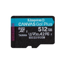 KINGSTON microSDXC Canvas Go Plus 512GB + adapter