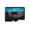 KINGSTON microSDXC Canvas Go Plus 512GB + adapter