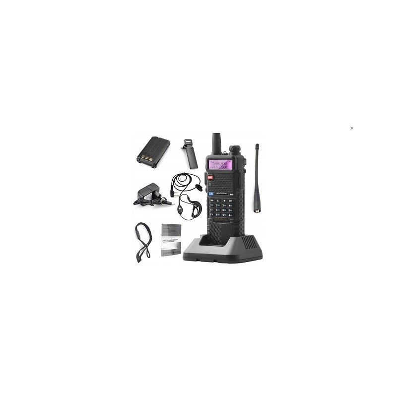 Krótkofalówka Baofeng UV-5R HTQ 3800mAh PMR Radio, Walke Talke, FM radio Krótkofalówka Baofeng UV-5R HTQ 3800mAh PMR Radio, Walke Talke, FM radio