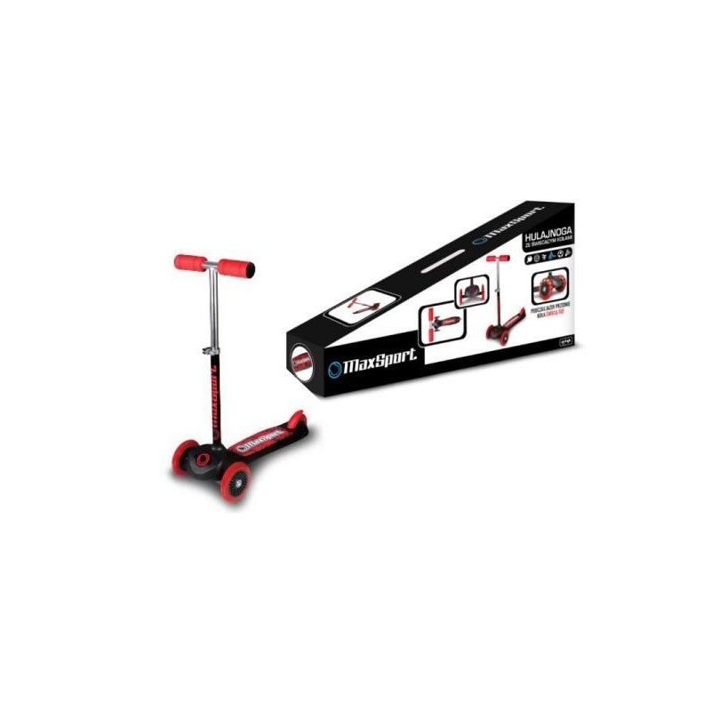 PROMO Hulajnoga ze świecącymi kołami Max Sport 134692 ARTYK