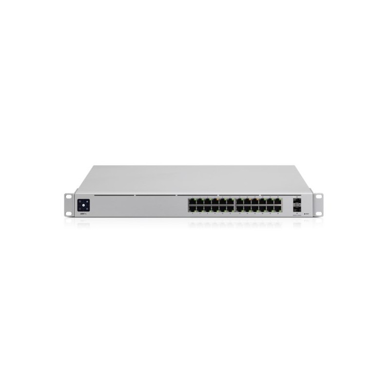 Ubiquiti UniFi USW-PRO-24 łącza sieciowe Zarządzany L2/L3 Gigabit Ethernet (10/100/1000) Srebrny Ubiquiti UniFi USW-PRO-24 łącza sieciowe Zarządzany L2/L3 Gigabit Ethernet (10/100/1000) Srebrny