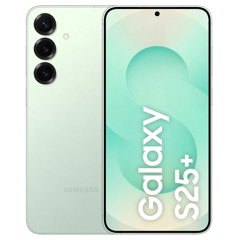 Samsung Galaxy S25+ 17 cm (6.7") Dual SIM Android 15 5G USB Type-C 12 GB 256 GB 4900 mAh Miętowy Samsung Galaxy S25+ 17 cm (6.7") Dual SIM Android 15 5G USB Type-C 12 GB 256 GB 4900 mAh Miętowy