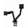 GEMBIRD BIURKOWE REGULOWANE RAMIĘ NA 2 MONITORY 17"-35" DO 10KG