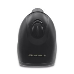 Qoltec 50866 Laserowy czytnik kodów kreskowych 1D | CCD | USB | Czarny