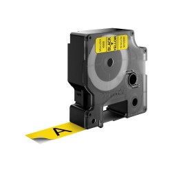 DYMO D1 - Standard Etykiety - Czarny na żółtym - 19mm x 7m