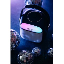 Adler AD 1199 black Głośnik do karaoke z mikrofonem - SD/USB/AUX/Bluetooth
