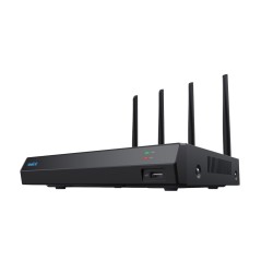Reolink NVS12W - 12-kanałowy rejestrator NVR Wi-Fi 6, obsługa kamer do 16 MP, Wi-Fi 5/2,4 GHz, dysk twardy 2 TB, pojemność