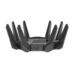 ASUS ROG Rapture GT-AXE16000 router bezprzewodowy 10 Gigabit Ethernet Trójpasmowy (2,4 GHz / 5 GHz / 6 GHz) Czarny