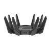 ASUS ROG Rapture GT-AXE16000 router bezprzewodowy 10 Gigabit Ethernet Trójpasmowy (2,4 GHz / 5 GHz / 6 GHz) Czarny