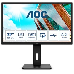 AOC P2 Q32P2 monitor komputerowy 80 cm (31.5") 2560 x 1440 px 2K Ultra HD LED Czarny