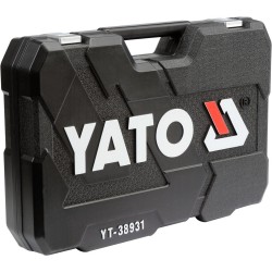 Zestaw kluczy nasadowych 1/2"1/4"3/8 "173szt YT-38931 YATO