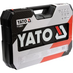 Zestaw kluczy nasadowych 1/2"1/4"3/8 "173szt YT-38931 YATO