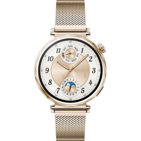 Huawei WATCH GT 5 41mm | Inteligentny zegarek | GPS (satelitarny) | Dioda AMOLED | 1,32 cala | Złoto
