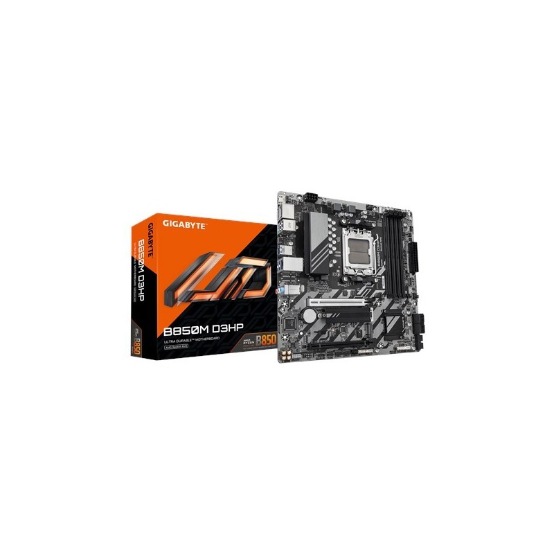 GIGABYTE B850M D3HP płyta główna AMD B850 Gniazdo AM5 micro ATX GIGABYTE B850M D3HP płyta główna AMD B850 Gniazdo AM5 micro ATX