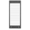 ACO CDN-17N ST (W) Podświetlany panel listy lokatorów (ok. 17 wpisów)