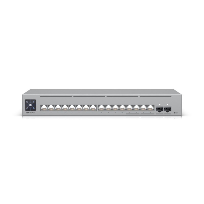 Ubiquiti Pro Max 16 L3 2.5G Ethernet (100/1000/2500) 1U Szary Ubiquiti Pro Max 16 L3 2.5G Ethernet (100/1000/2500) 1U Szary