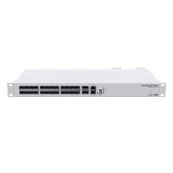Mikrotik CRS326-24S+2Q+RM łącza sieciowe Zarządzany L3 1U Biały