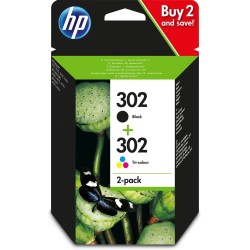 HP Zestaw 2 oryginalnych wkładów atramentowych 302 (czarny i trójkolorowy)