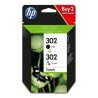 HP Zestaw 2 oryginalnych wkładów atramentowych 302 (czarny i trójkolorowy)