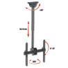 TECHLY UCHWYT SUFITOWY TV LED/LCD 32-55 CALI 50KG