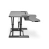 Ergonomiczna nakładka na biurkopowierzchnia: 950x615x106-460mm regulowana