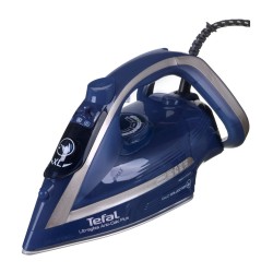 Tefal Ultragliss Anti-Calc Plus FV6830E0 żelazko Żelazko parowe 2800 W Niebieski, Srebrny