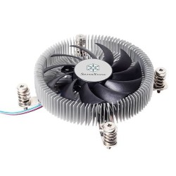 Silverstone SST-NT07-115X system chłodzenia komputerów Chipset Chlodnica/wentylator 8 cm Czarny, Metaliczny