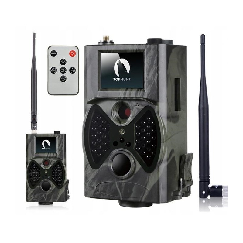 TOPHUNT FOTOPUŁAPKA KAMERA LEŚNA HC300M 1080p 12MPX MMS GPRS SIM TOPHUNT FOTOPUŁAPKA KAMERA LEŚNA HC300M 1080p 12MPX MMS GPRS SIM