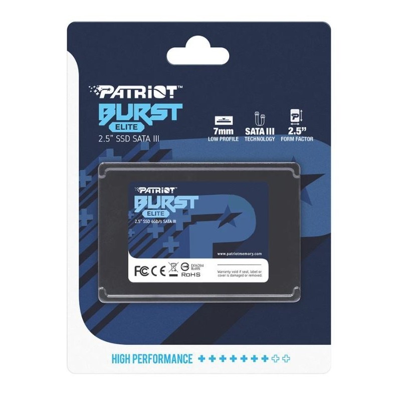 SSD Patriot Burst Elite 240GB 2.5" SATAIII TLC SSD Patriot Burst Elite 240GB 2.5" SATAIII TLC
