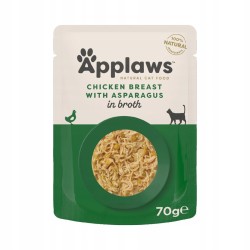 APPLAWS CAT Kurczak i szparagi w rosole 70g