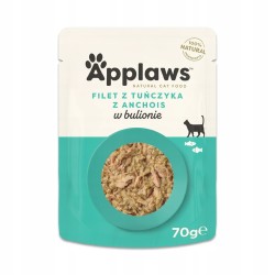 APPLAWS CAT Tuńczyk Anchois, wodorosty w rosole 70g