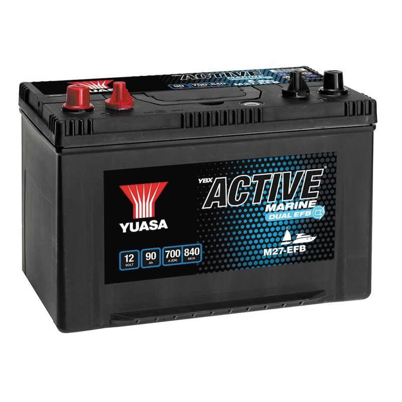 Akumulator YUASA 12V 90Ah/700A DUAL EFB (L+ standardowy) 304x173x225 B01 (efb) Akumulator YUASA 12V 90Ah/700A DUAL EFB (L+ standardowy) 304x173x225 B01 (efb)