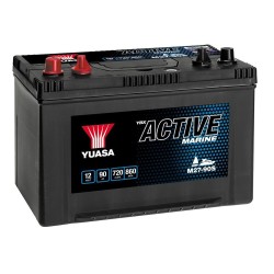 Akumulator YUASA 12V 90Ah/720A Active Marine Start (L+ biegun standardowy + gwintowany) 304x173x225 B1 (zasilający)