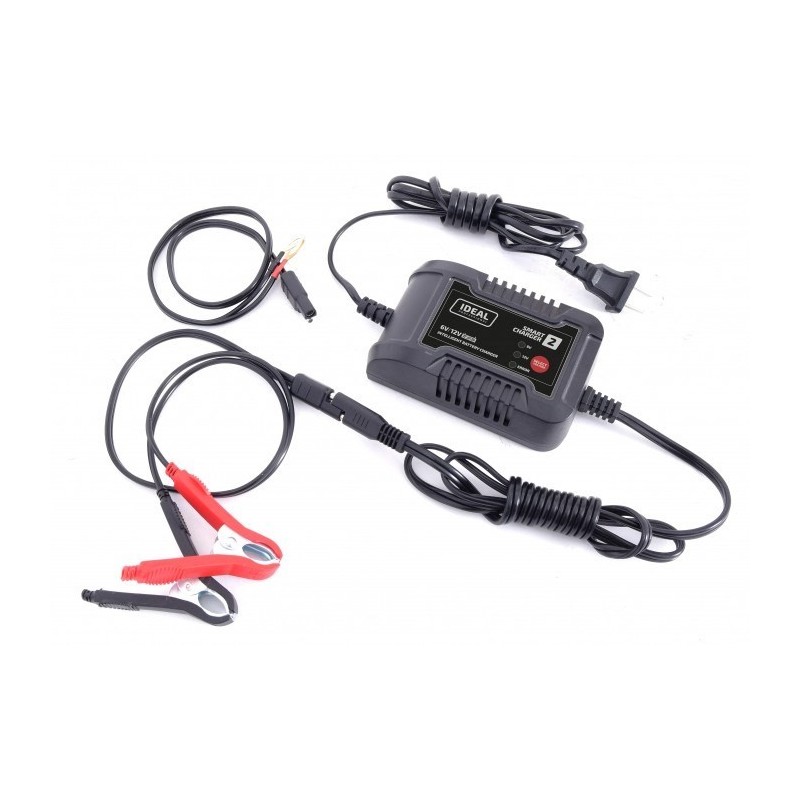Prostownik SMART CHARGER 2, napięcie ładowania: 6/12 V IDEAL, prąd ładowania: 2A, napięcie zasilania: 230V, rodzaj akumulatora: