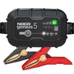 Prostownik GENIUS5EU, napięcie ładowania: 6/12 V NOCO, prąd ładowania: 5A, napięcie zasilania: 120/240V, rodzaj akumulatora: